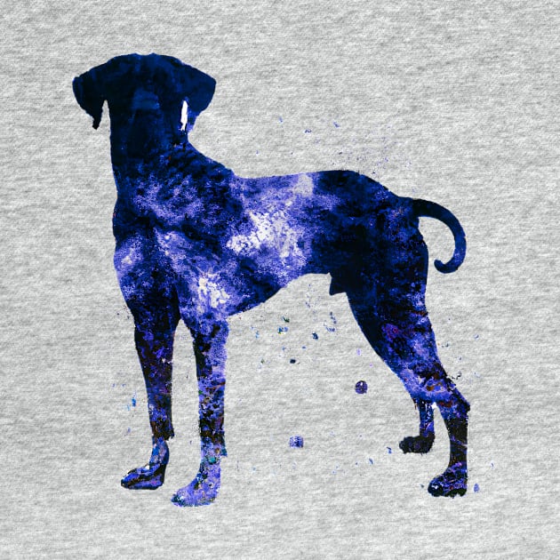 Rhodesian Ridgeback Dog Space Stencil by Furrban